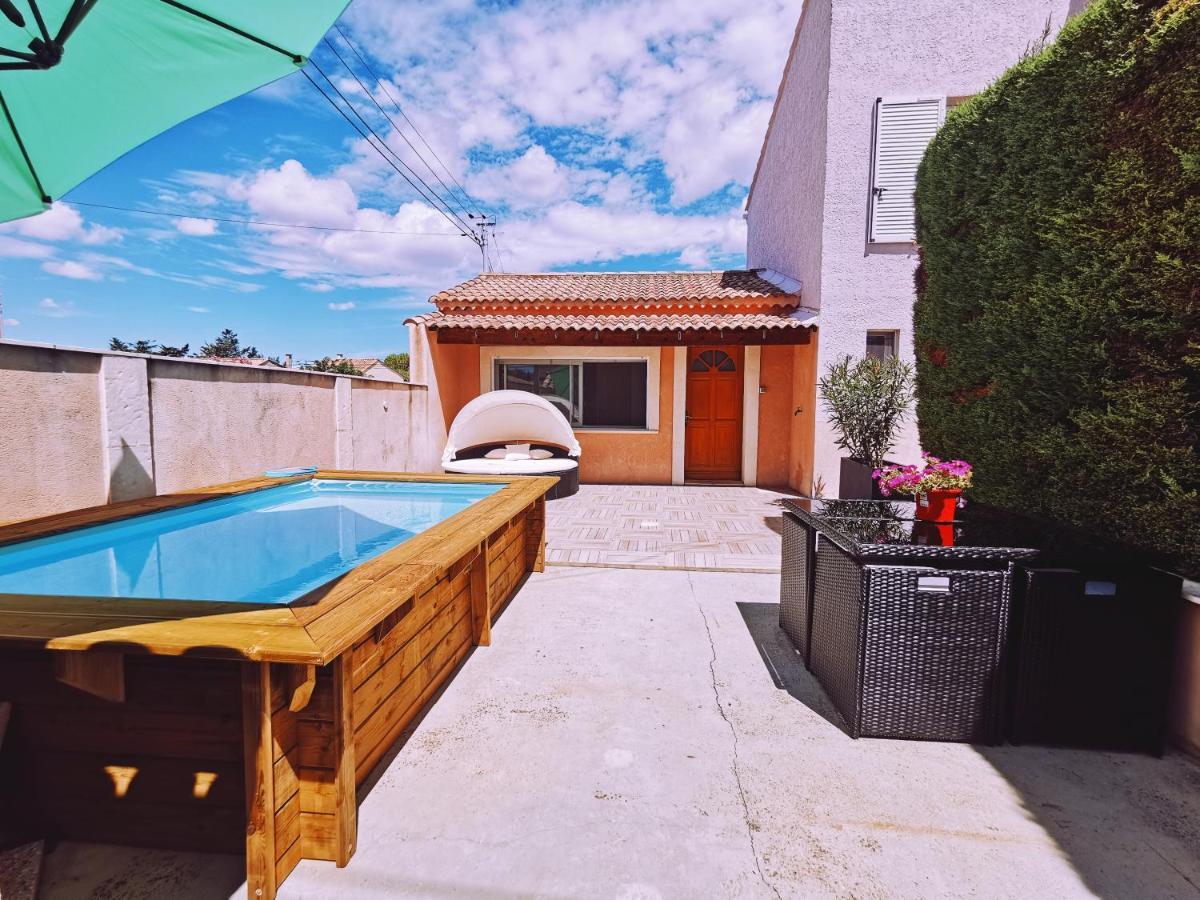 Studio Privatif Climatise , Terrasse Et Piscine Перн-ле-Фонтен Екстериор снимка